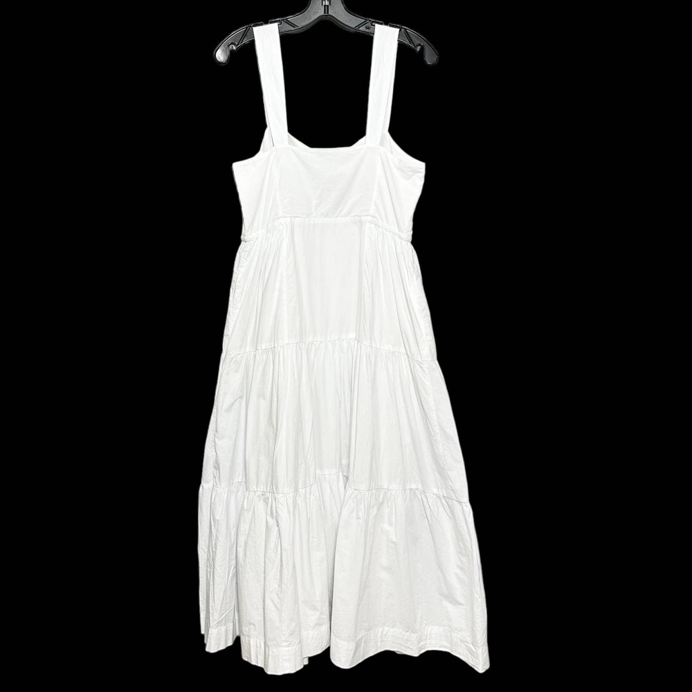 Madewell | Nwt Button-Front Tiered Midi Dress Nk4… - image 4